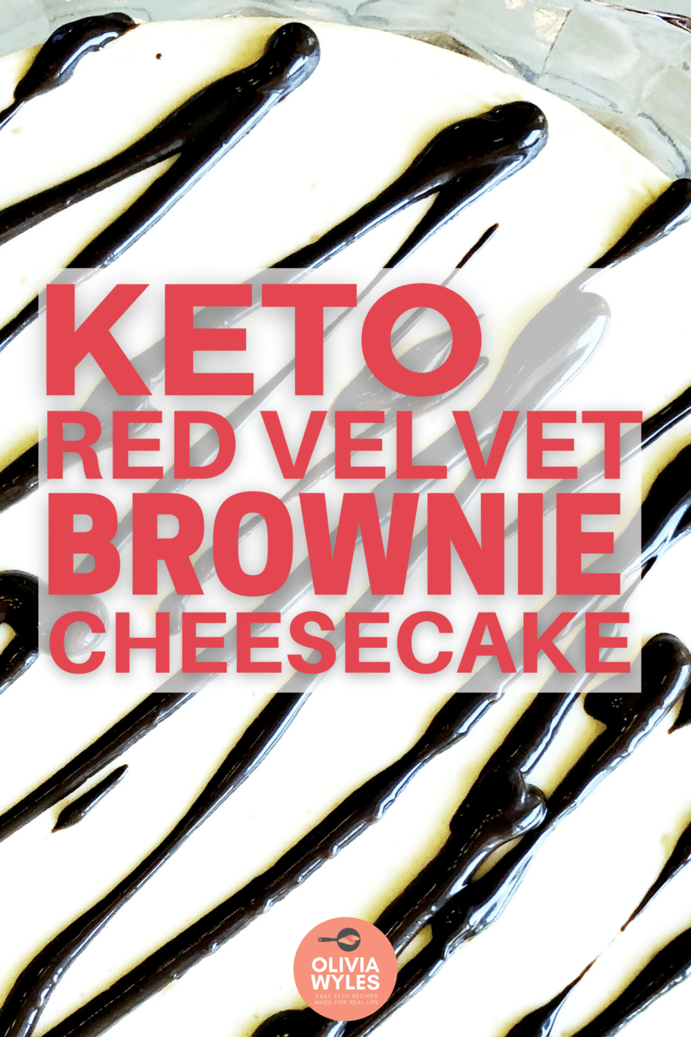 Keto Red Velvet Brownie Cheesecake
