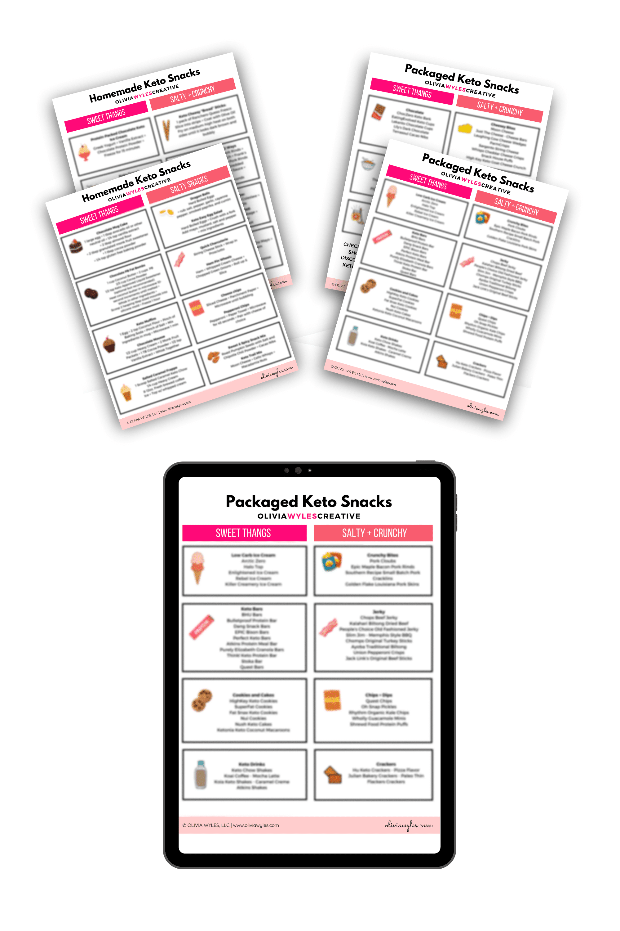 Keto Snack Printable for sale