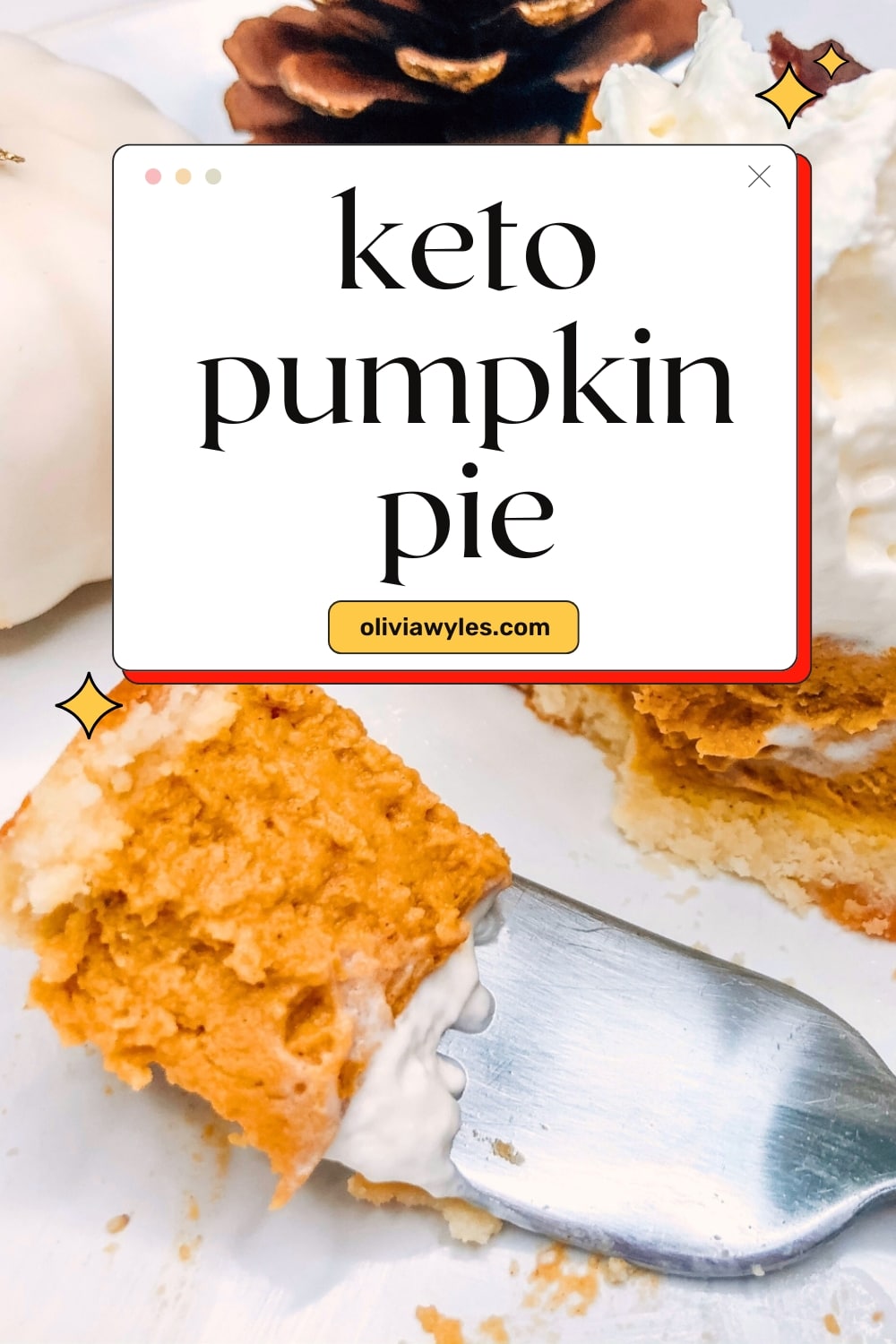 keto pumpkin pie pin