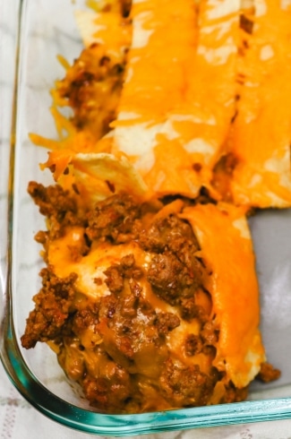 Keto Taco Casserole (Made with Low Carb Tortillas)