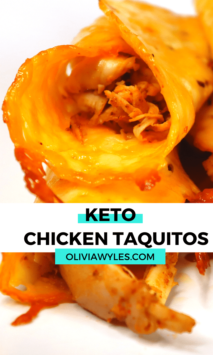 Keto Chicken Taquitos Pin