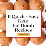 Keto Fat Bombs Pinterest Image