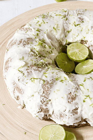 Key lime pie meets pound cake in this low carb grain-free recipe