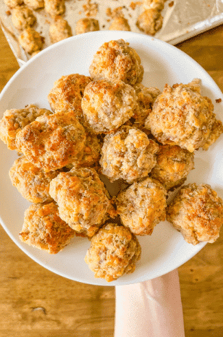 Best Keto Sausage Balls - Low Carb Snack Featured Image