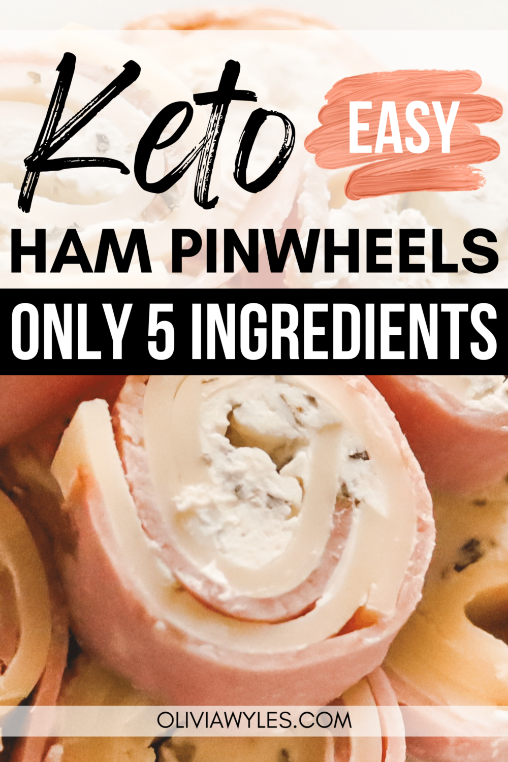 Keto Ham Pinwheels Pinterest Pin