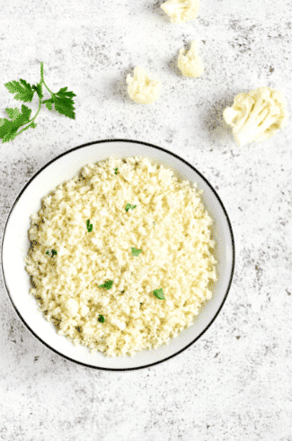 keto side dishes like cauliflower rice