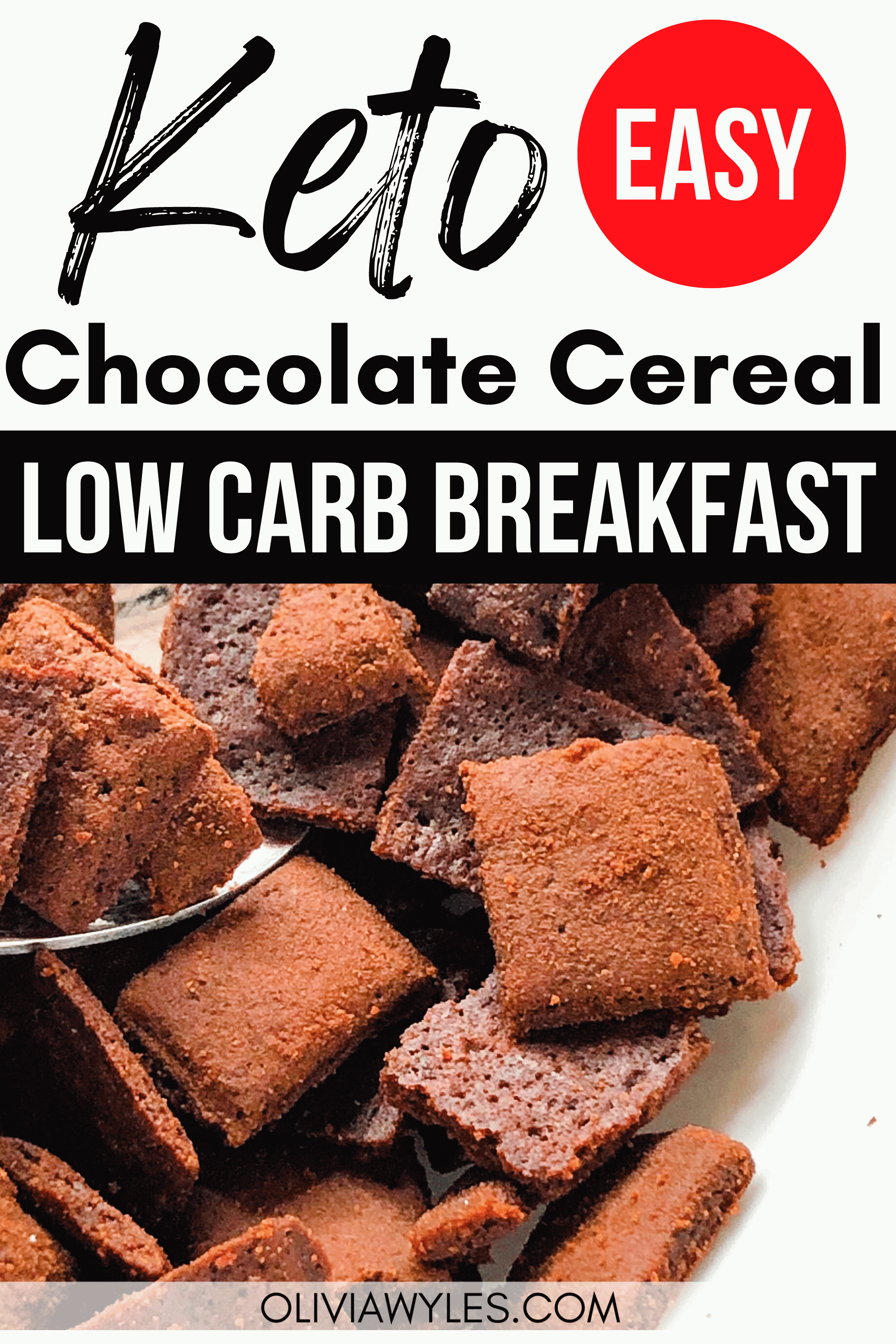 Keto Chocolate Cereal Made With Keto Chow