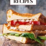low carb sandwich bread on a cutting board