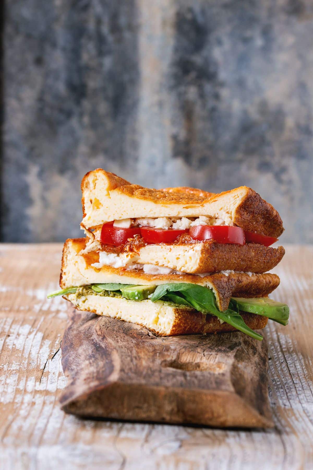 sandwich bread made with low carb flour