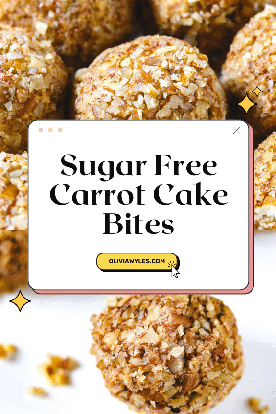 sugar free carrot cake bites
