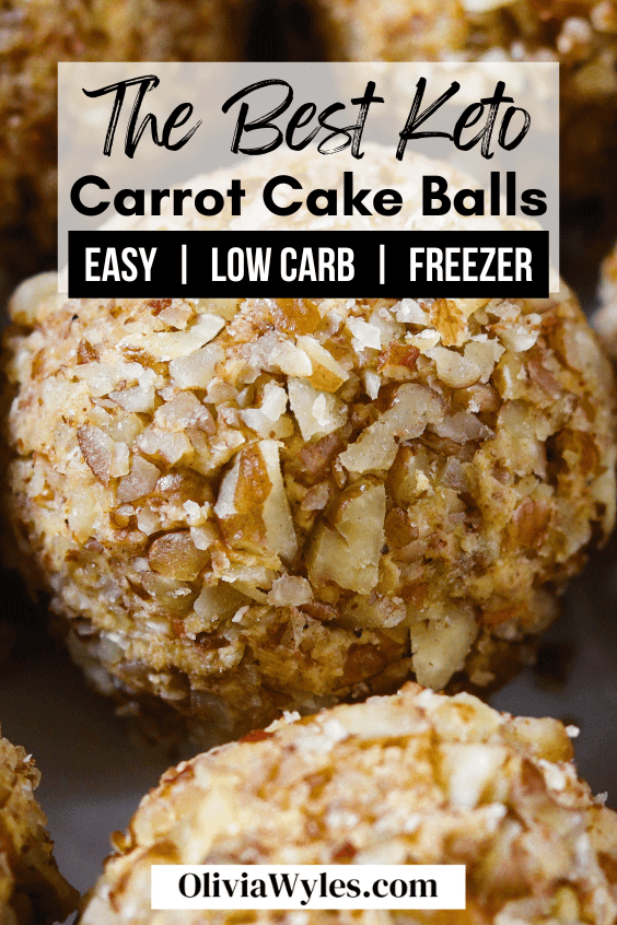 carrot cake balls, low carb recipe