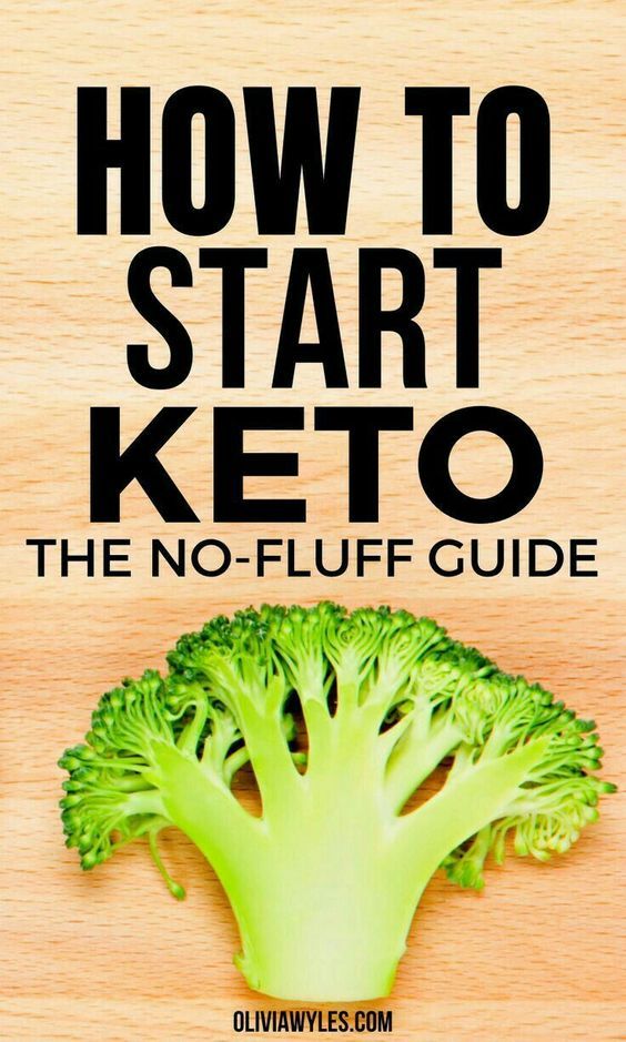 Start Keto Diet Broccoli Pinterest Pin Image