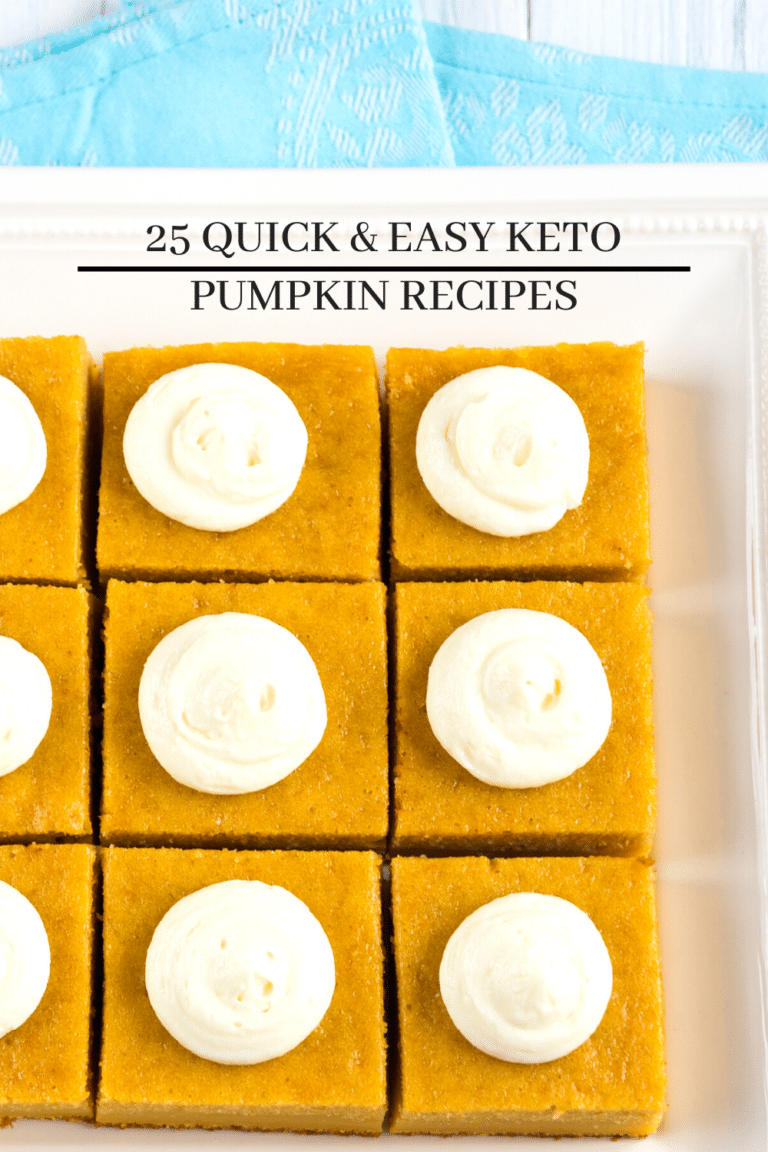 25 Quick & Easy Keto Pumpkin Recipes