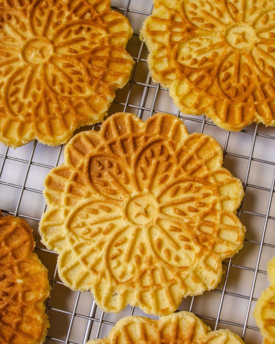 Fruit Topped Pizzelles