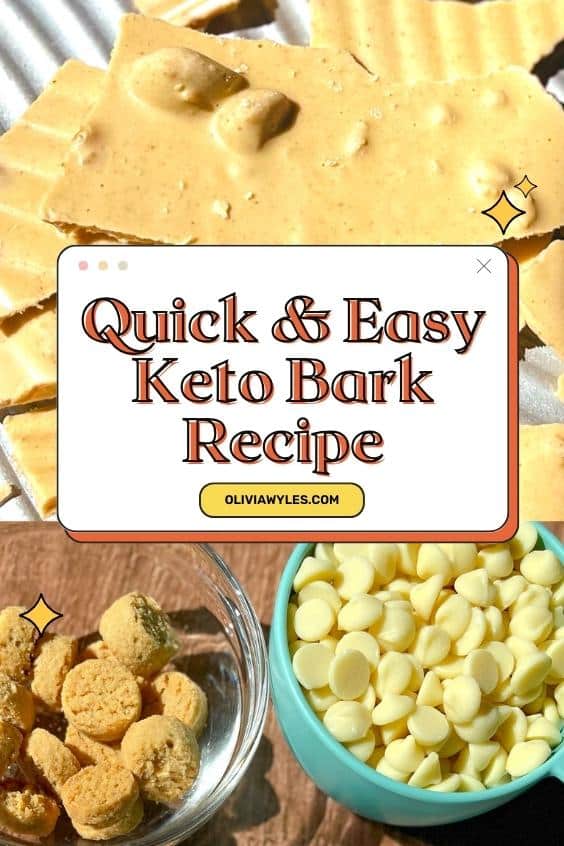 Quick & Easy Keto Bark Recipe Keto Chow Peanut Butter Bark