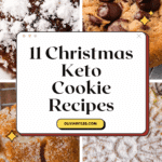 assortment of keto cookies for the holidays and christmas