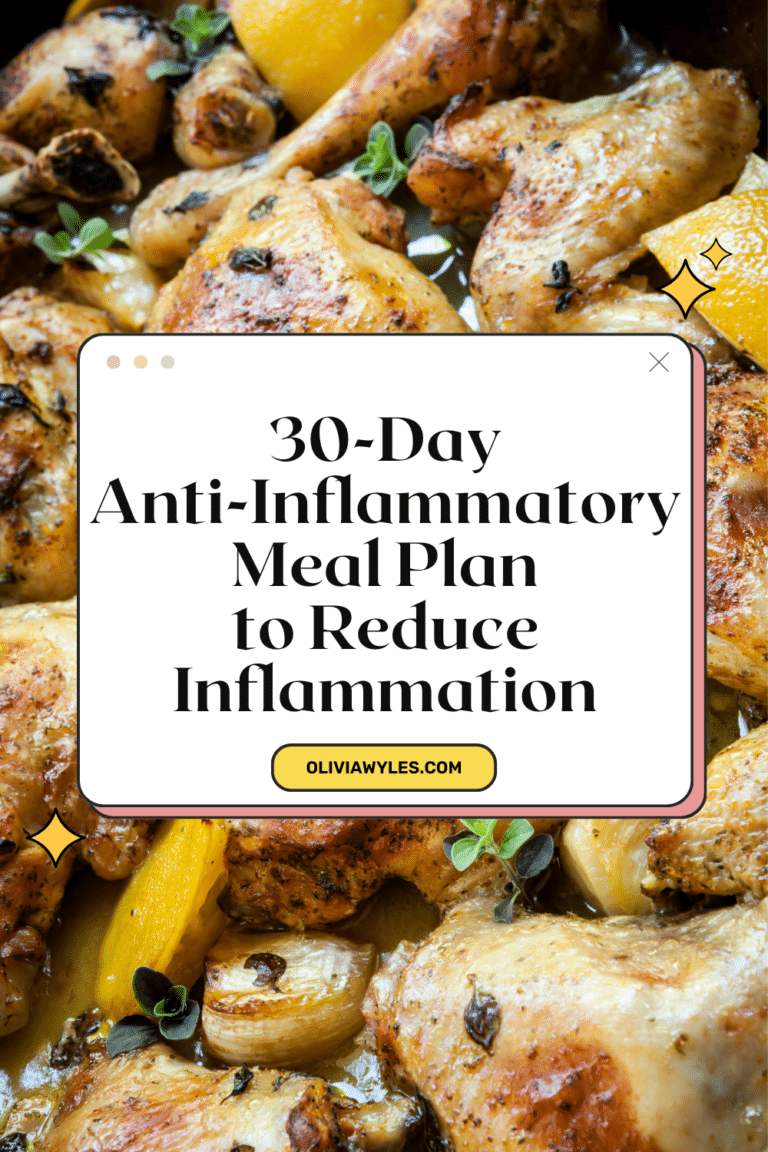 30-day Anti Inflammatory Meal Plan Pdf Free 30-Day Anti-Inflammatory Diet Meal Plan to Reduce Inflammation