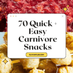 Carnivore diet snack ideas that'll shake things up a bit! Feel full and satiated with this variety of meat-based, high-protein snack ideas.