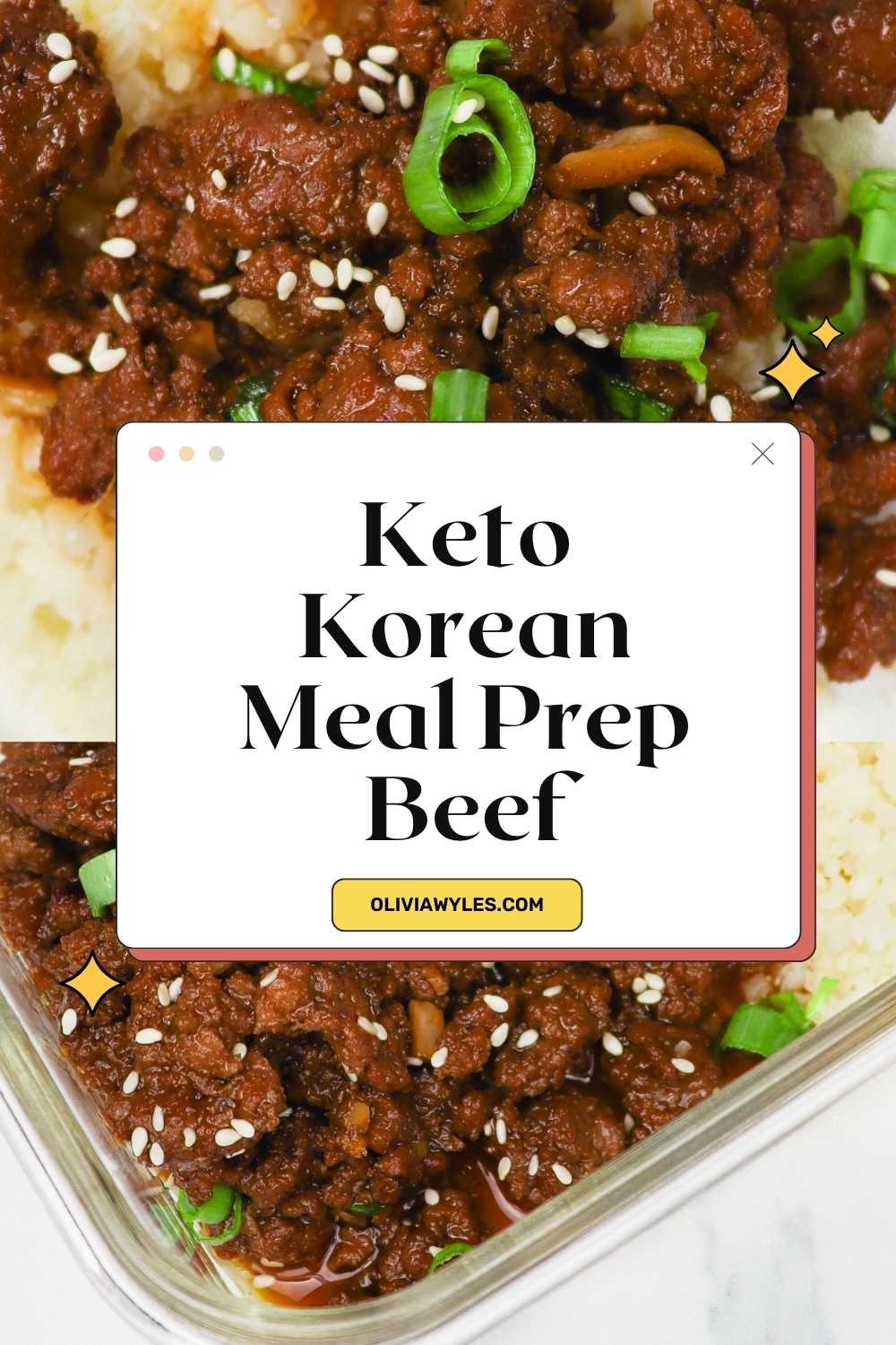 Keto Korean Beef (Easy Keto Meal Prep Recipe)