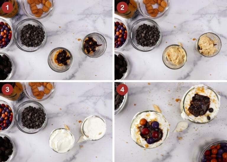 NoBake Keto Peanut Butter Pie Jars