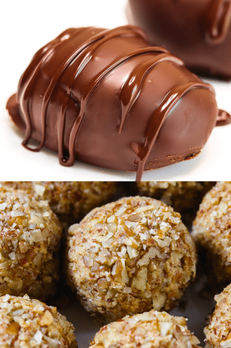 Keto Easter Desserts like peanut butter eggs and carrot cake bites