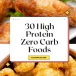 high protein zero carb foods for Pinterest