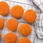 3 Ingredient Pumpkin Cookies on a cooling rack
