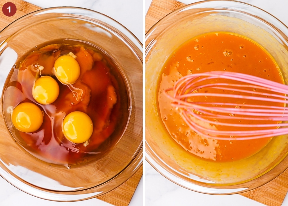 Mixing wet ingredients