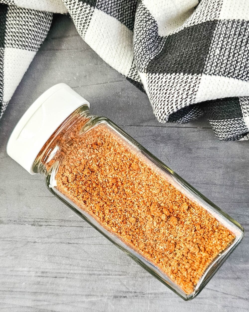 keto burger seasoning mix in a spice jar