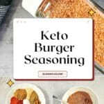 Keto Burger Seasoning Pinterest Image