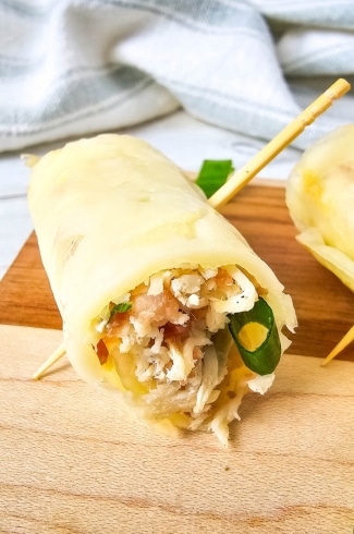 Keto Chicken Bacon Ranch Bites closeup
