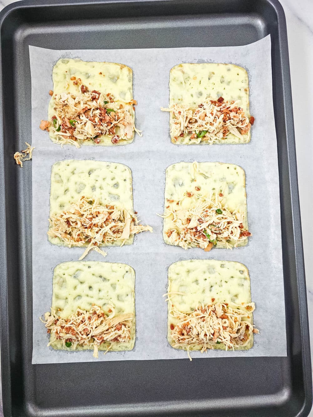 how to make Keto Chicken Bacon Ranch Bites
