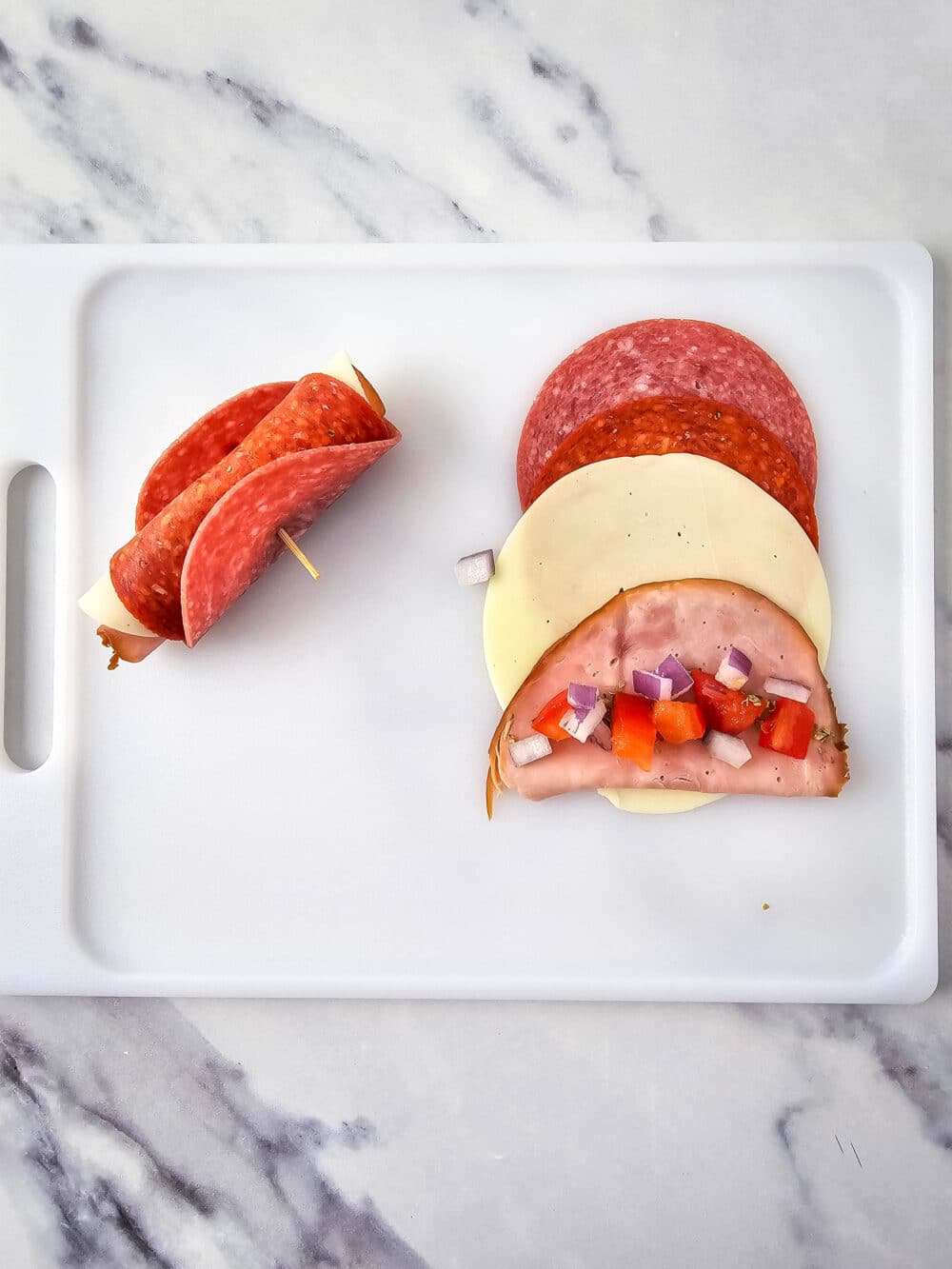 how to make Keto Italian Sub Roll-Ups