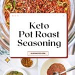 Keto Pot Roast Seasoning Recipe Pinterest Image