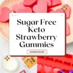 Keto Strawberry Gummies Pinterest Image