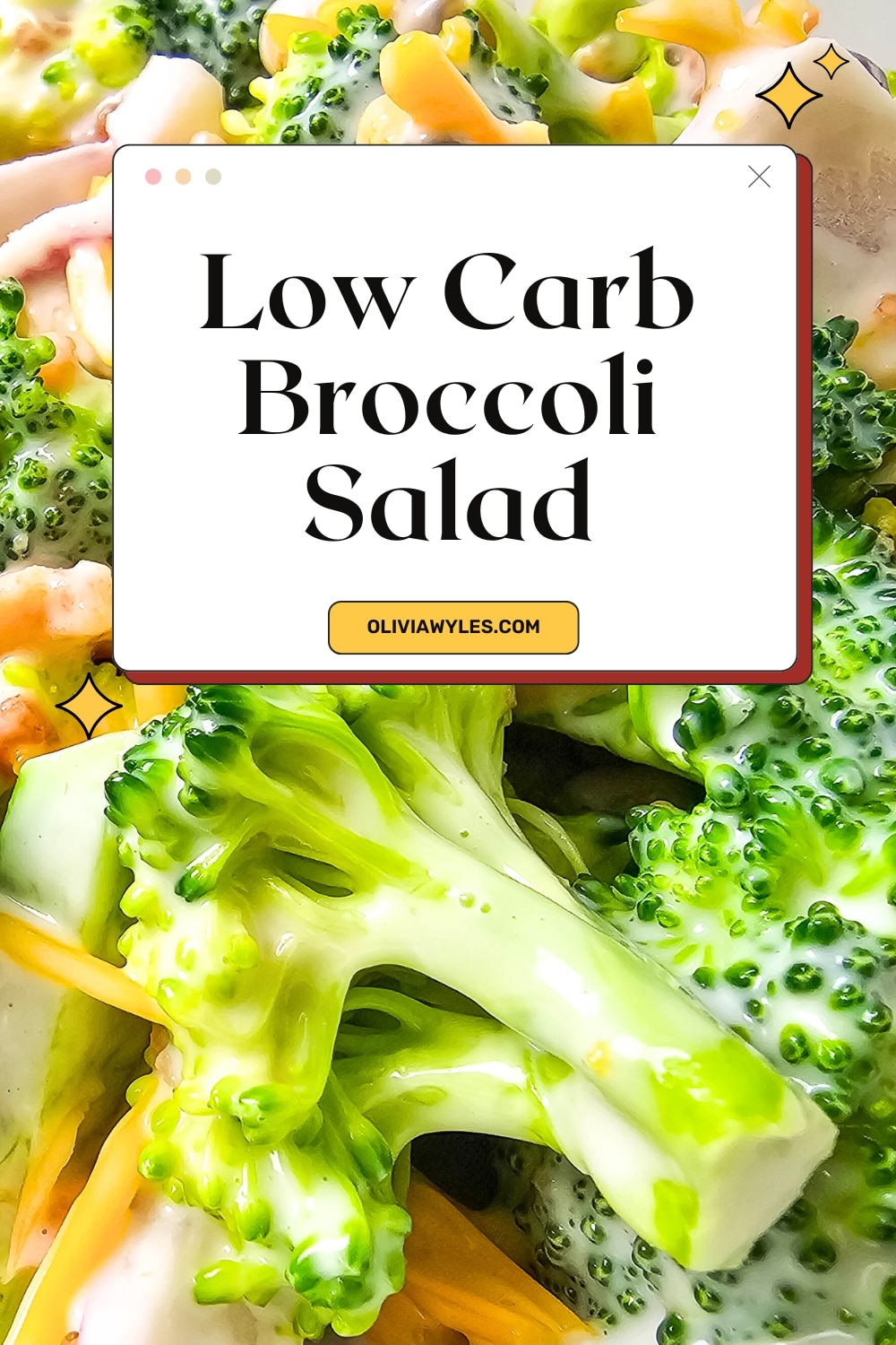 Low Carb Broccoli Salad
