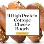 High Protein Cottage Cheese Bagels Pin Image