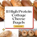 High Protein Cottage Cheese Bagels Pin Image