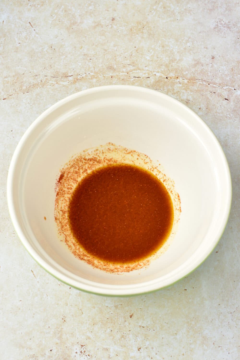 sauce in a bowl