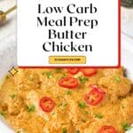 Keto Butter Chicken Pinterest Image
