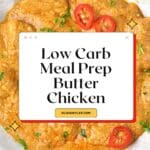 Keto Butter Chicken Pinterest Image
