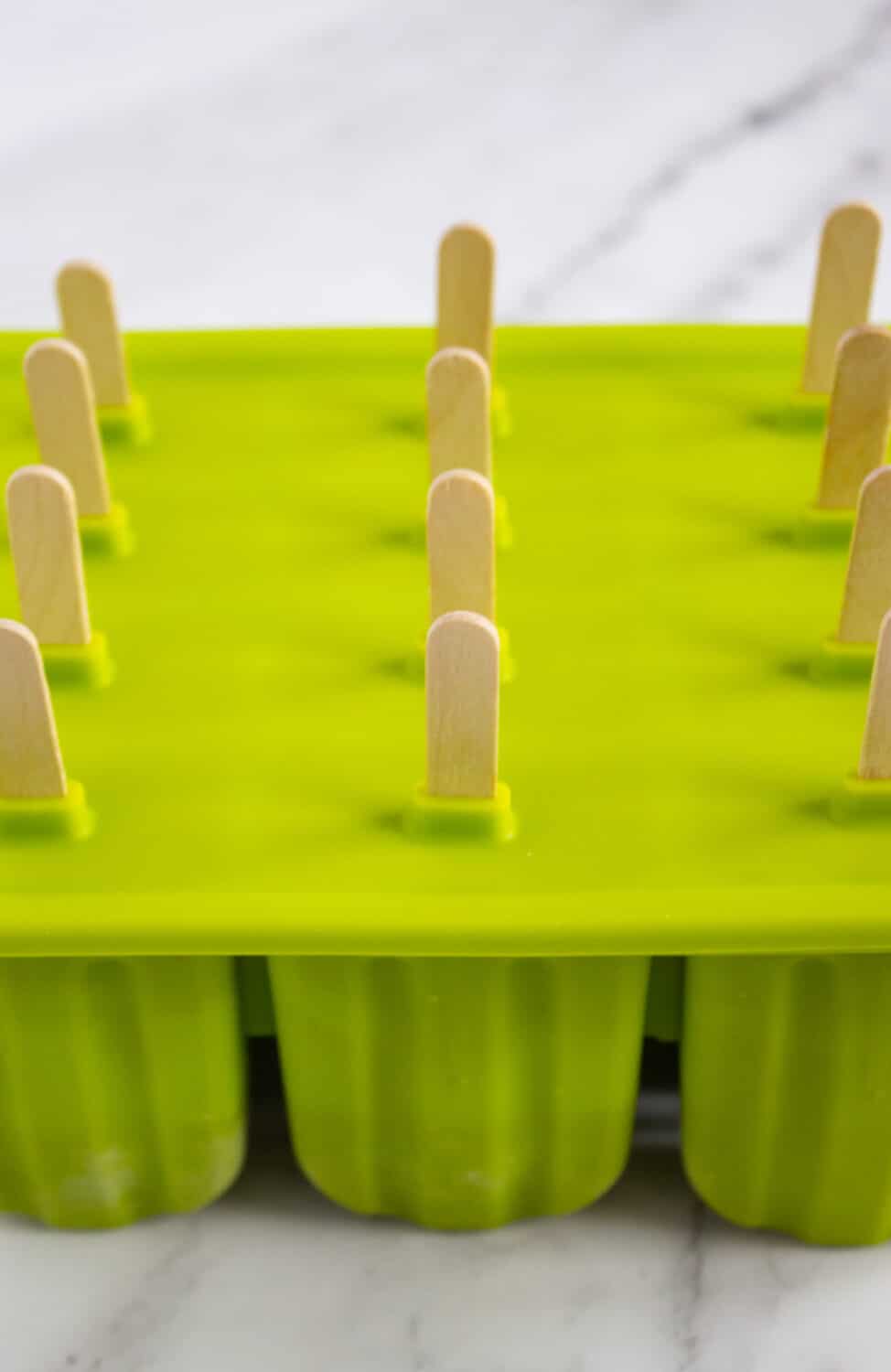 popsicle mold ready for freezer