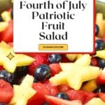 Patriotic Fruit Salad Pinterest Image