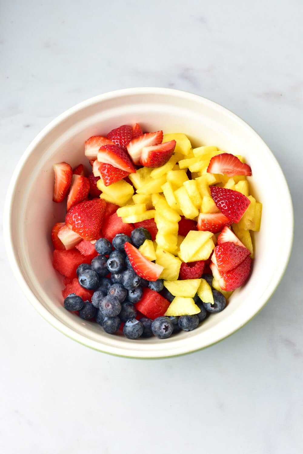 how to make Patriotic Fruit Salad
