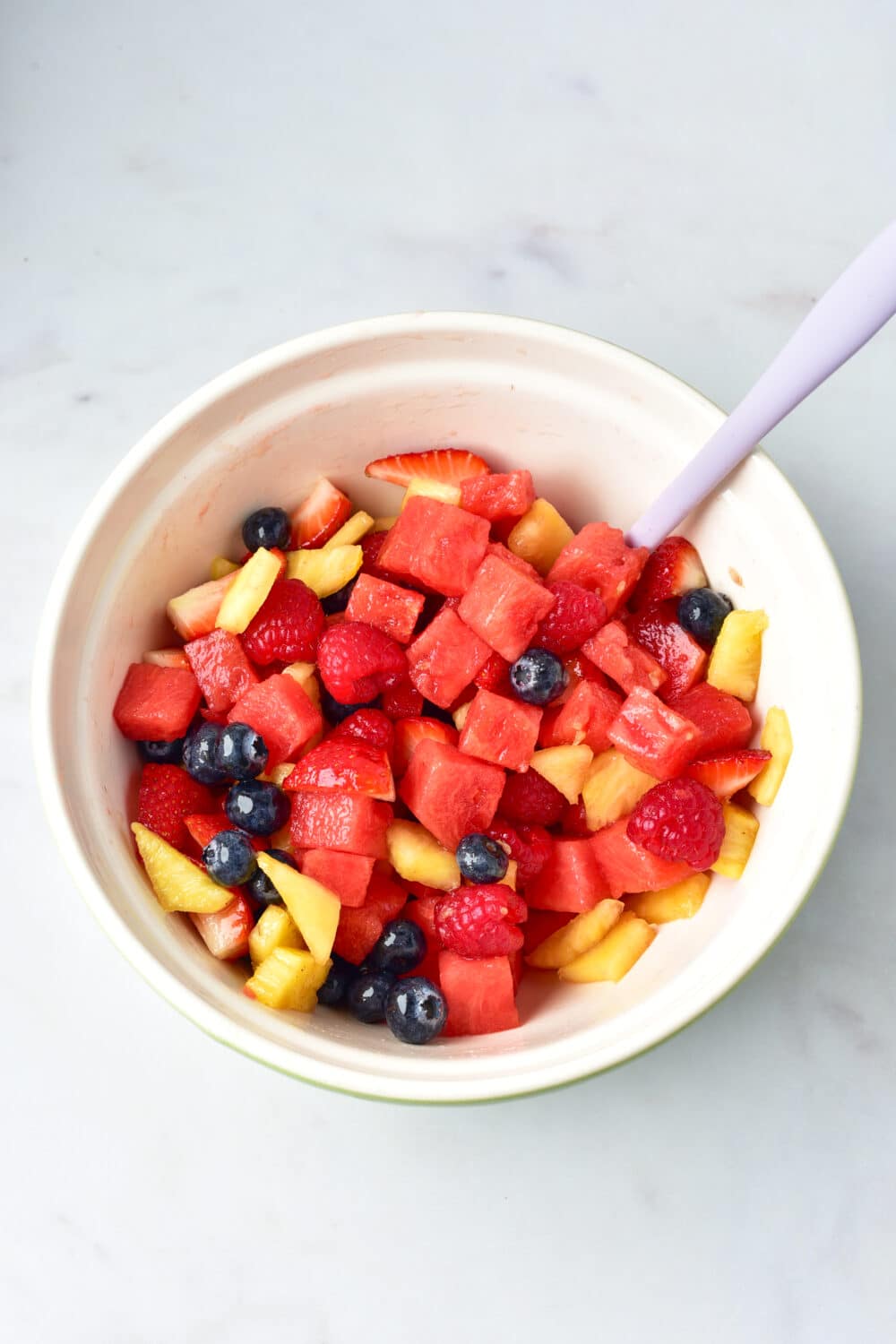 how to make Patriotic Fruit Salad