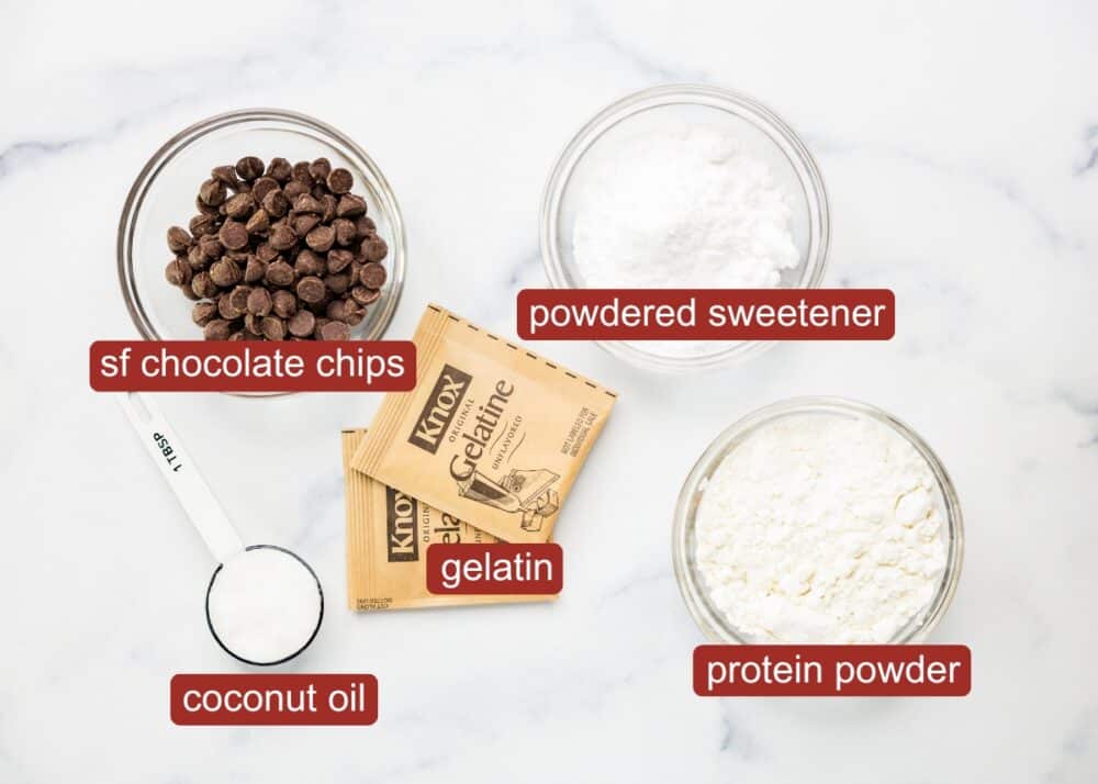 Protein Chocolate Marshmallow Eggs ingredients