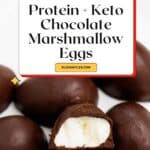 Protein Chocolate Marshmallow Eggs Pin Image