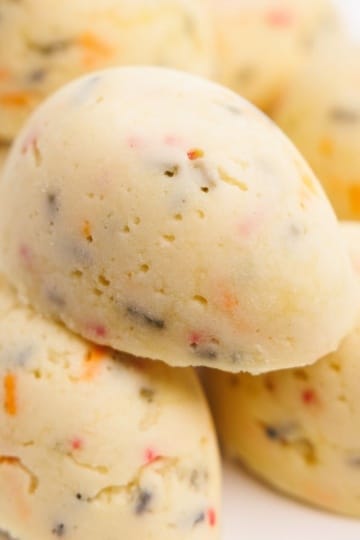 Protein Easter Eggs closeup