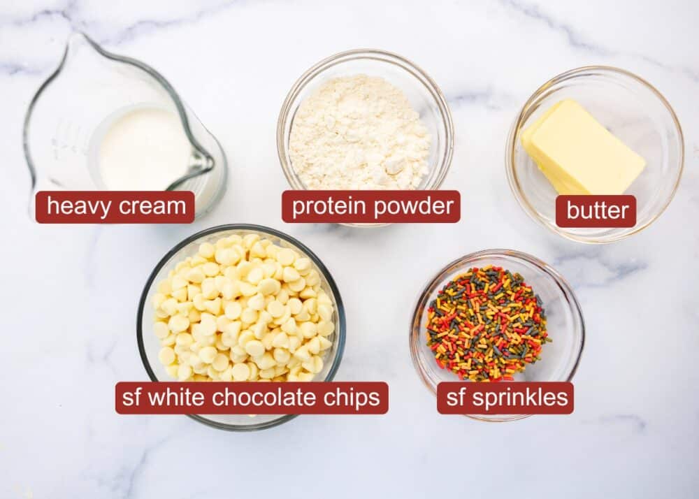 Protein Easter Eggs ingredients