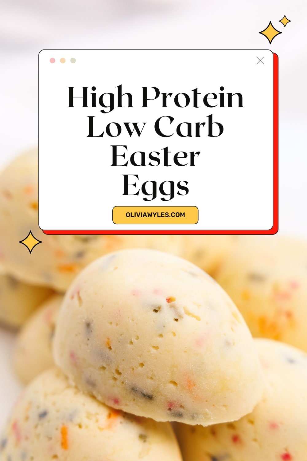 Protein Easter Eggs Pinterest Image
